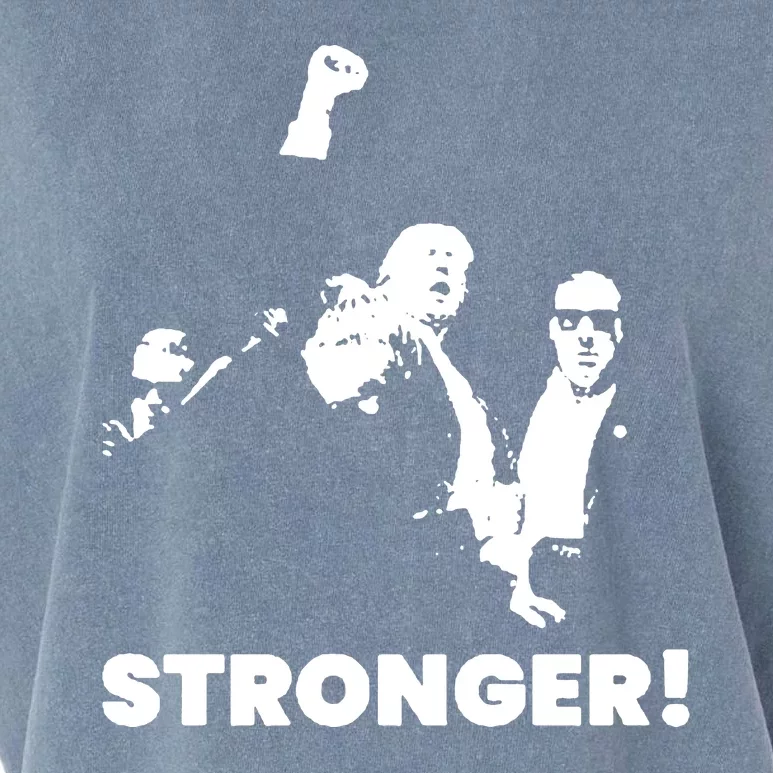 Trump Shot Donald Trump Stronger Garment-Dyed Women's Muscle Tee