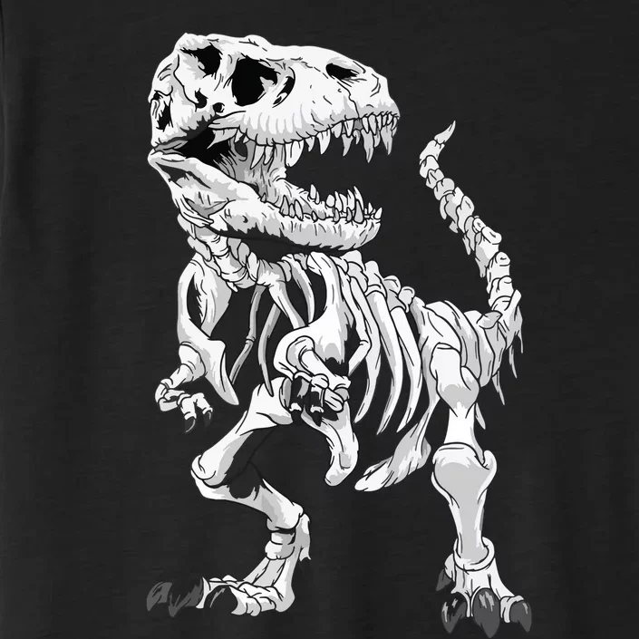 TRex Skeleton Dino Bones Paleontologist Fossil Dinosaur ChromaSoft Performance T-Shirt