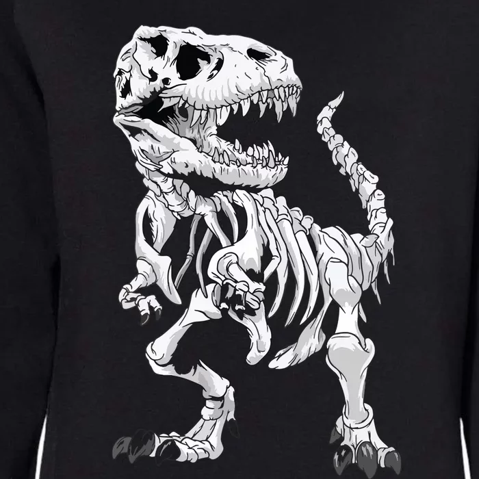 TRex Skeleton Dino Bones Paleontologist Fossil Dinosaur Womens California Wash Sweatshirt