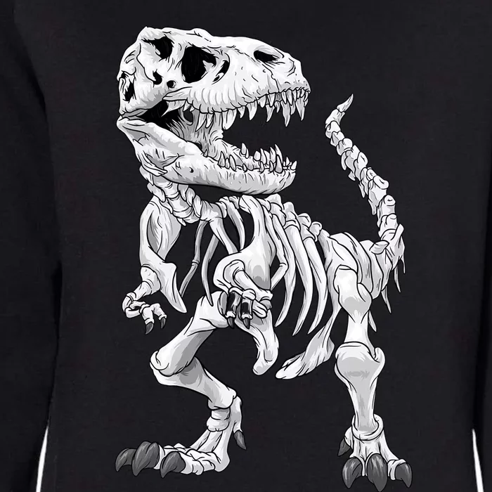 TRex Skeleton Dino Bones Paleontologist Fossil Dinosaur Funny Gift Womens California Wash Sweatshirt