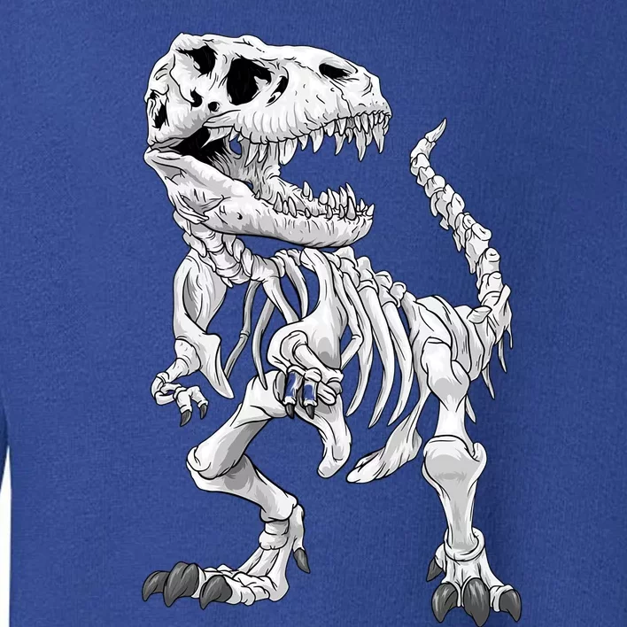 TRex Skeleton Dino Bones Paleontologist Fossil Dinosaur Funny Gift Toddler Sweatshirt