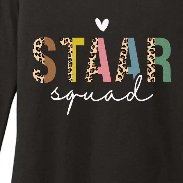 Test Staar Day Squad Mode On Teacher Testing Day Student Womens CVC Long Sleeve Shirt