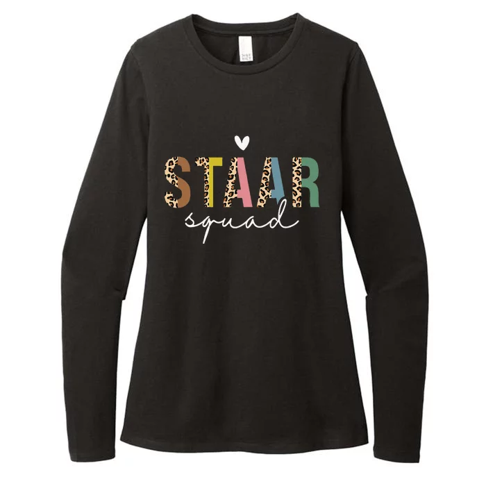 Test Staar Day Squad Mode On Teacher Testing Day Student Womens CVC Long Sleeve Shirt