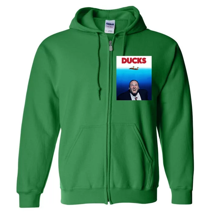 Tony Soprano Ducks Cinesthetic Full Zip Hoodie