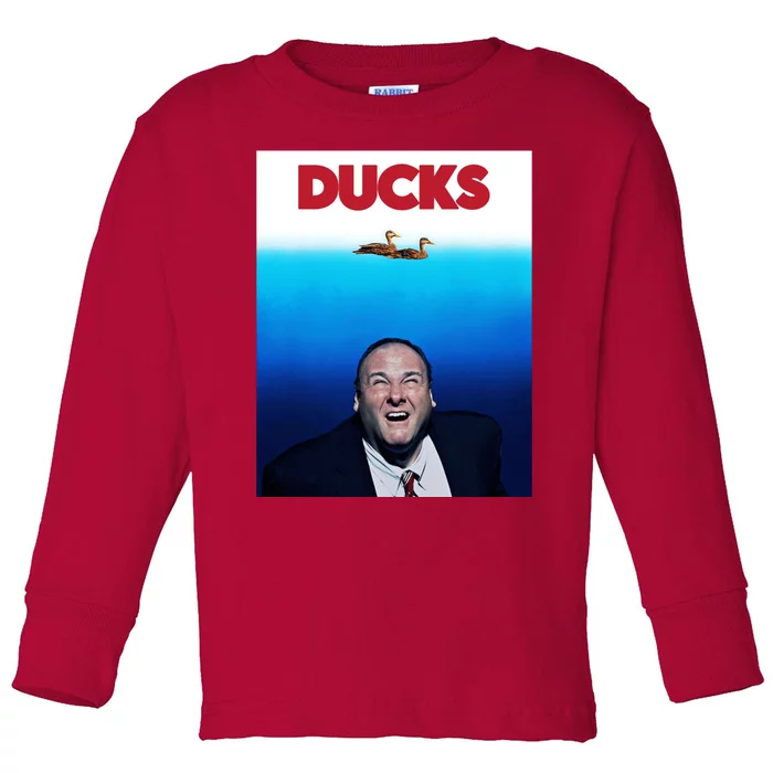 Tony Soprano Ducks Cinesthetic Toddler Long Sleeve Shirt