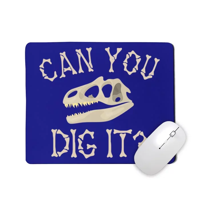 TRex Skull Dinosaur Skeleton Bone Paleontologist Fossil Gift Mousepad