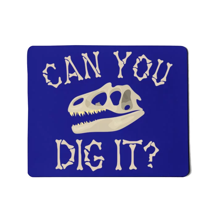 TRex Skull Dinosaur Skeleton Bone Paleontologist Fossil Gift Mousepad