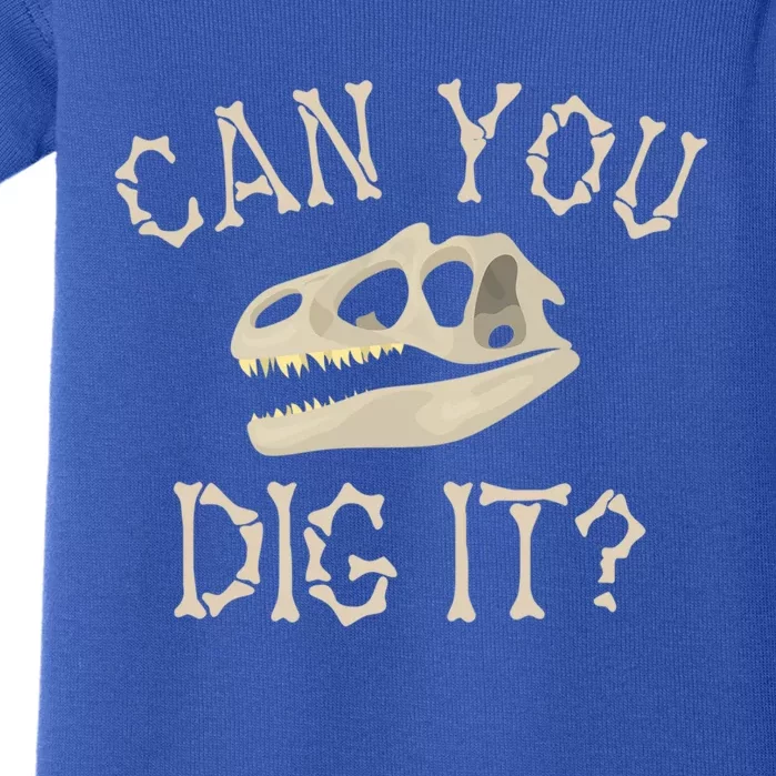 TRex Skull Dinosaur Skeleton Bone Paleontologist Fossil Gift Baby Bodysuit