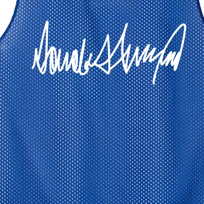 Trump Signature Design Great Gift Mesh Reversible Basketball Jersey Tank