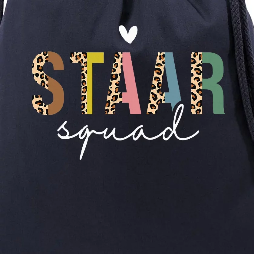 Test Staar Day Squad Mode On Teacher Testing Day Student Drawstring Bag