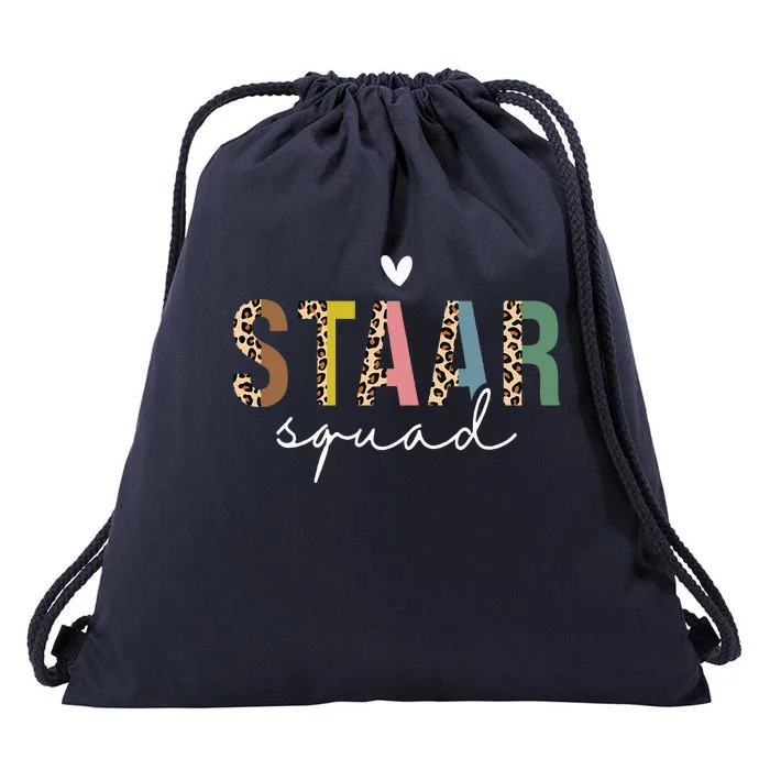 Test Staar Day Squad Mode On Teacher Testing Day Student Drawstring Bag