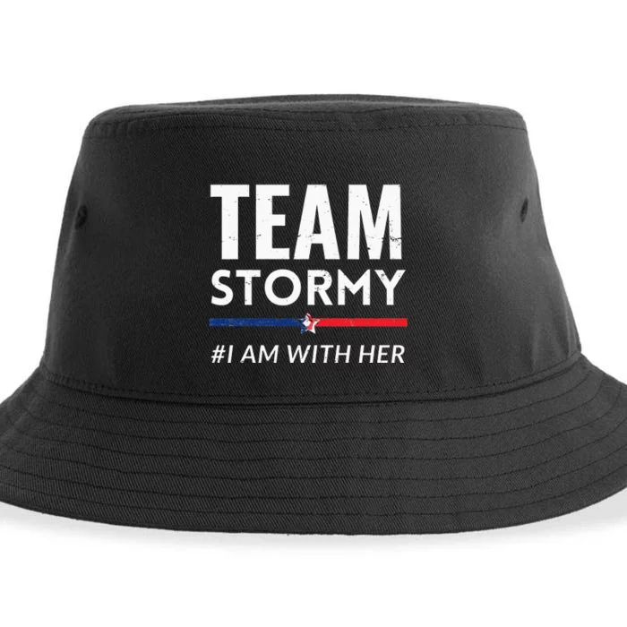 team stormystormy danielsi am with herteam stormy Sustainable Bucket Hat