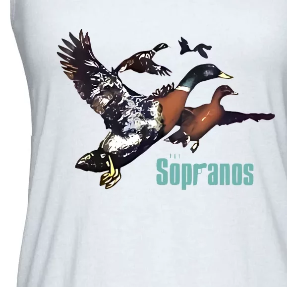 The Sopranos Ducks Dr Melfi Do You Feel Depressed Ladies Essential Flowy Tank