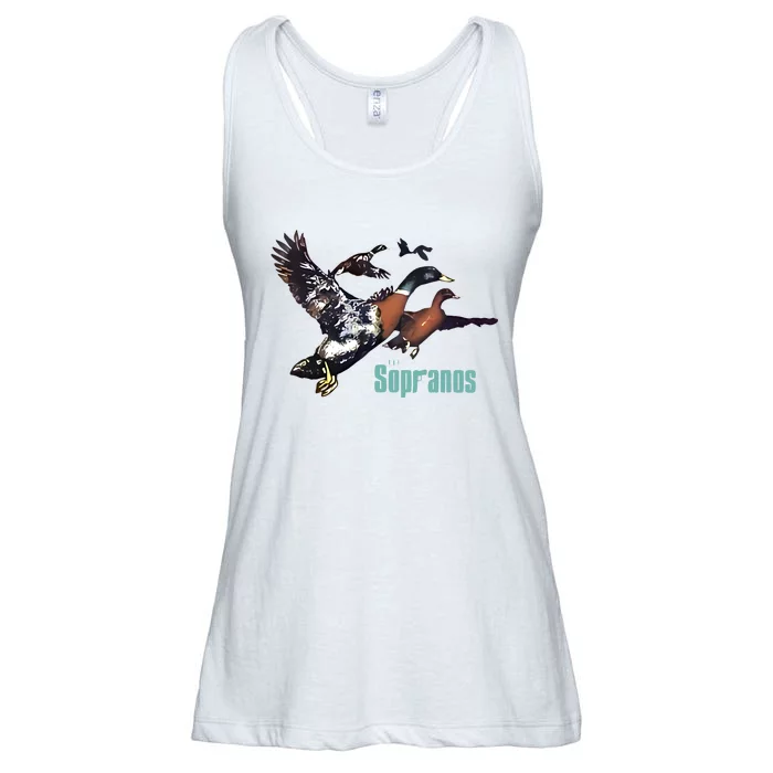 The Sopranos Ducks Dr Melfi Do You Feel Depressed Ladies Essential Flowy Tank