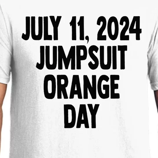 Trump Sentencing Day July 11 2024 Orange Jumpsuit Day Court Pajama Set