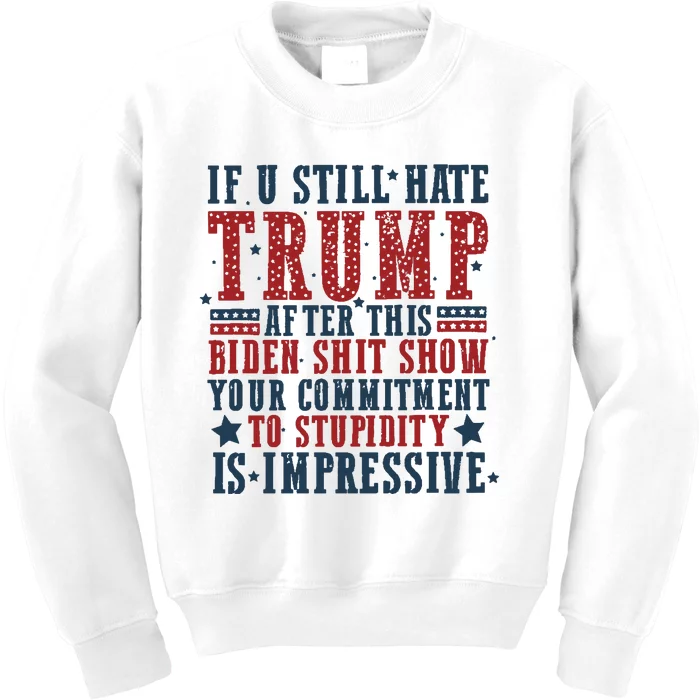 Trump Shirts Donald Trump Trump 2024 Donald Trump Kids Sweatshirt