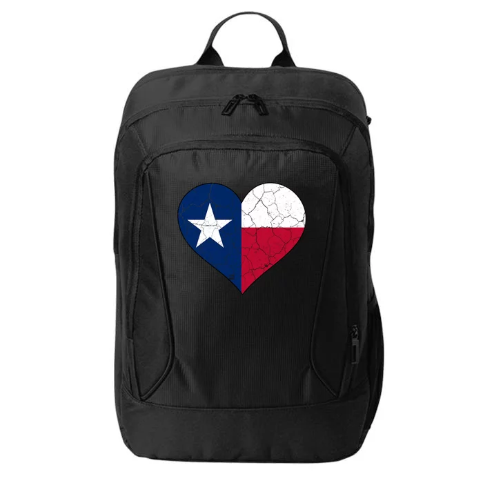 Texas Strong Distressed Heart City Backpack