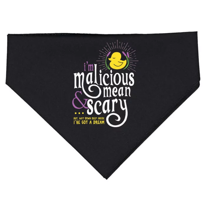 The Snuggly Duckling Malicious Mean & Scary USA-Made Doggie Bandana