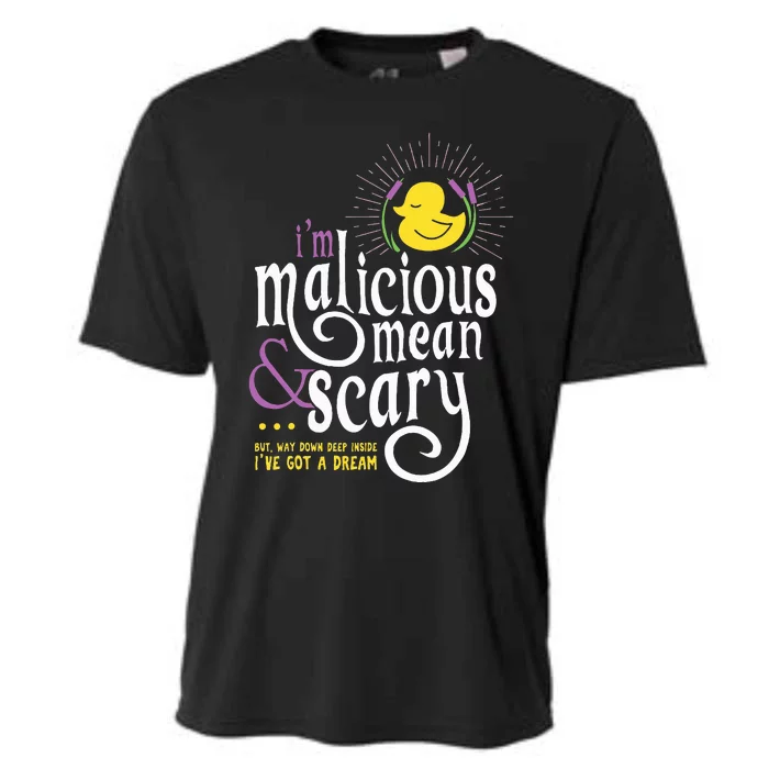 The Snuggly Duckling Malicious Mean & Scary Cooling Performance Crew T-Shirt