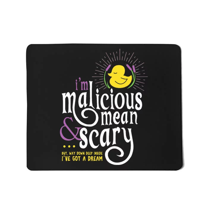 The Snuggly Duckling Malicious Mean & Scary Mousepad