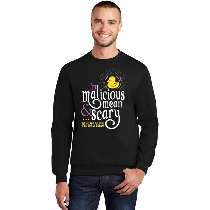 The Snuggly Duckling Malicious Mean & Scary Tall Sweatshirt