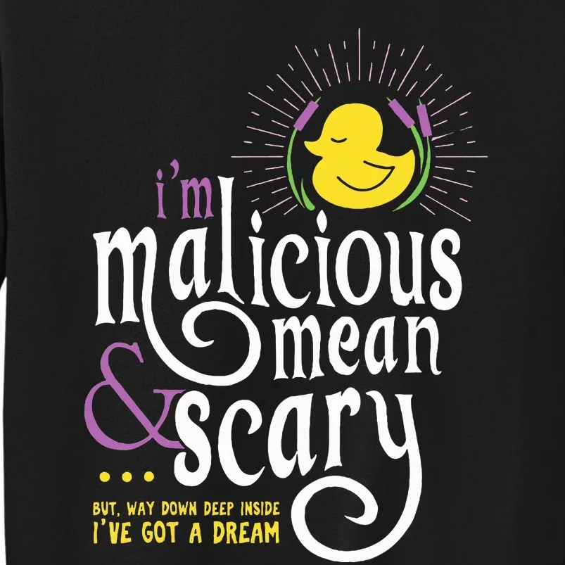 The Snuggly Duckling Malicious Mean & Scary Tall Sweatshirt