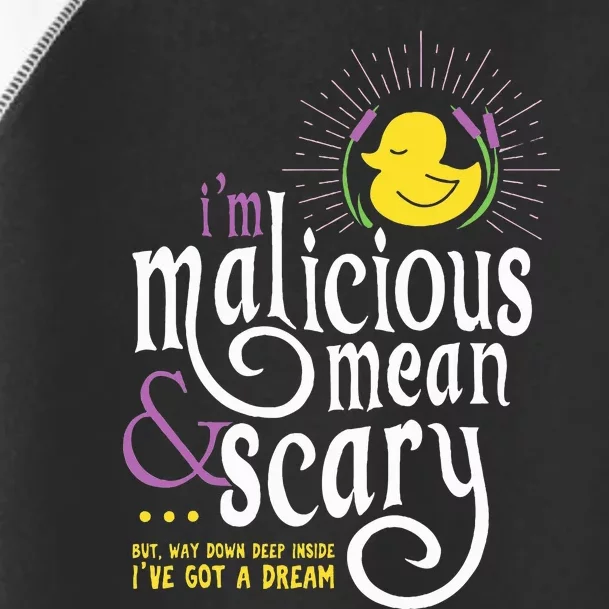 The Snuggly Duckling Malicious Mean & Scary Toddler Fine Jersey T-Shirt