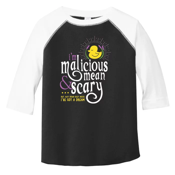 The Snuggly Duckling Malicious Mean & Scary Toddler Fine Jersey T-Shirt