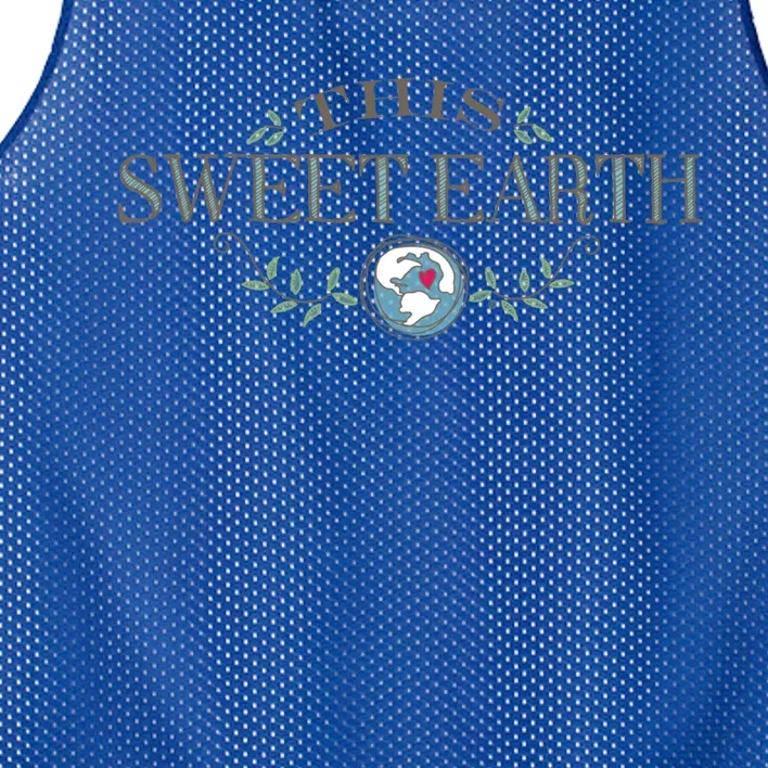 This Sweet Earth For Earth Lovers Gift Mesh Reversible Basketball Jersey Tank