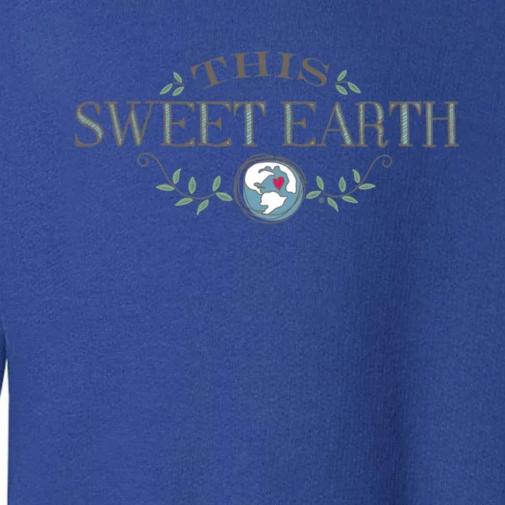 This Sweet Earth For Earth Lovers Gift Toddler Sweatshirt