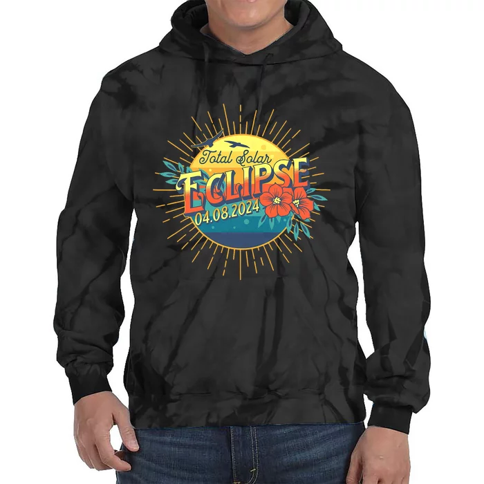 Total Solar Eclipse April 8 2024 Totality Astronomy Tie Dye Hoodie