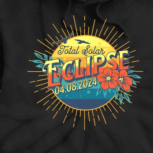 Total Solar Eclipse April 8 2024 Totality Astronomy Tie Dye Hoodie