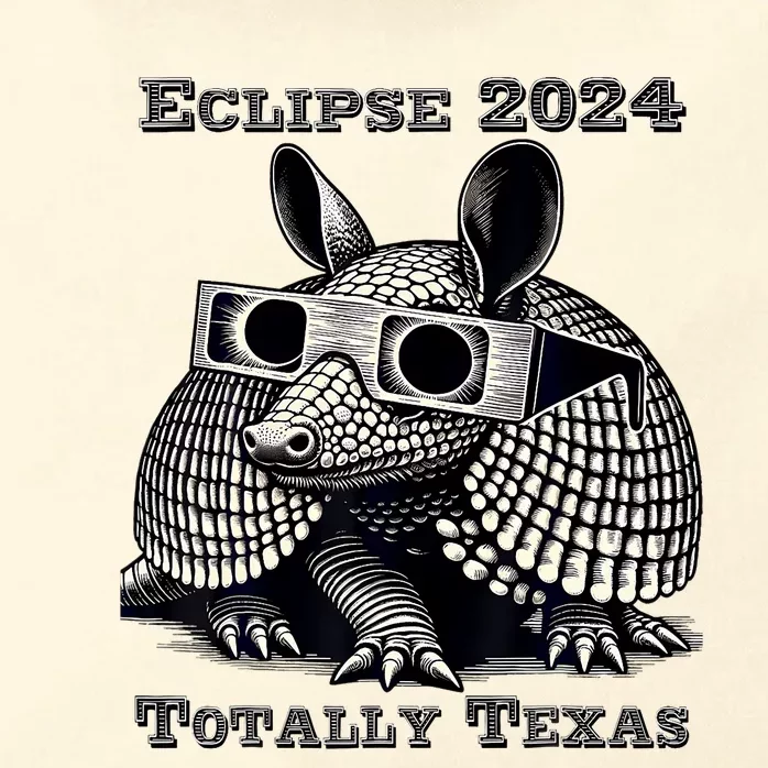 Total Solar Eclipse 2024 Totally Texas Zip Tote Bag