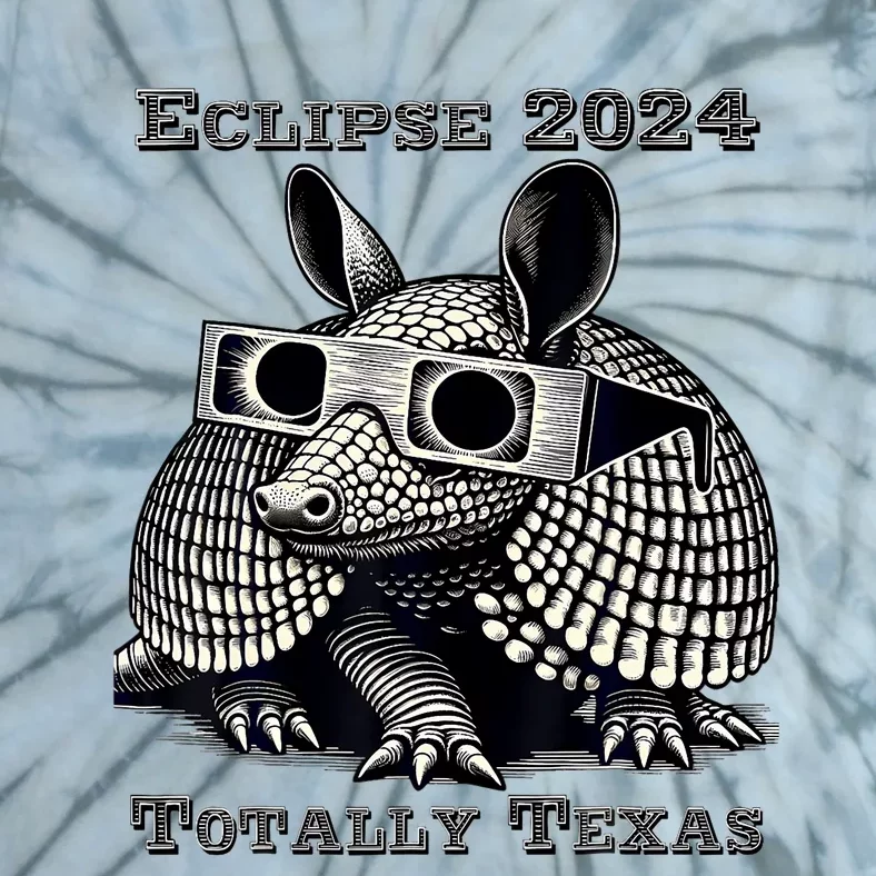 Total Solar Eclipse 2024 Totally Texas Tie-Dye T-Shirt