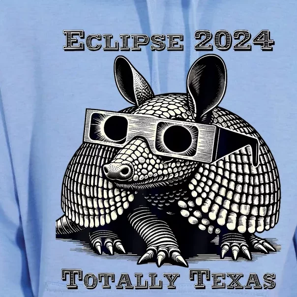 Total Solar Eclipse 2024 Totally Texas Unisex Surf Hoodie