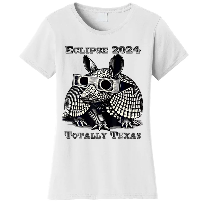 Total Solar Eclipse 2024 Totally Texas Women's T-Shirt