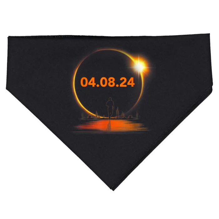 Total Solar Eclipse 2024 USA April 8 2024 USA-Made Doggie Bandana