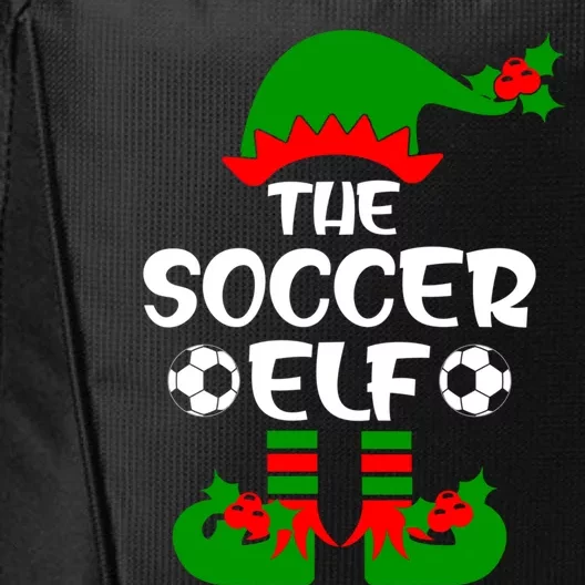 The Soccer Elf Christmas Squad Xmas Soccer Team Player Great Gift City Backpack