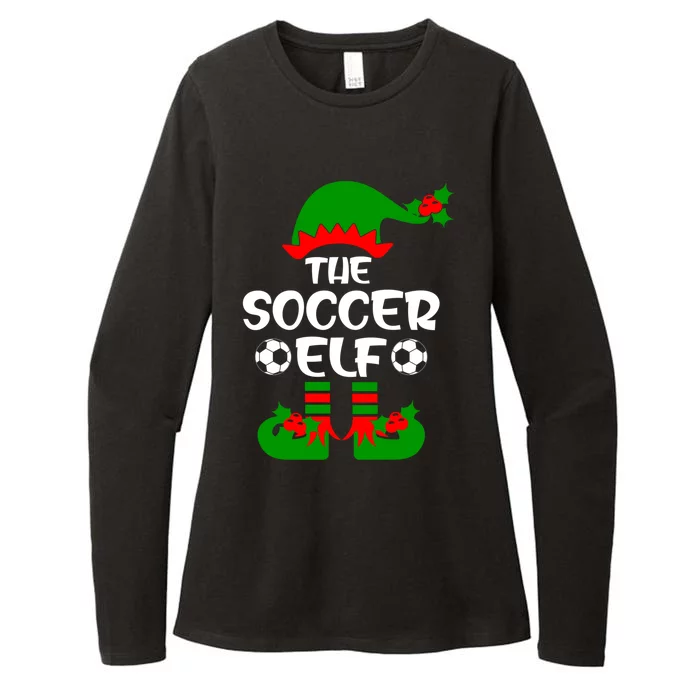 The Soccer Elf Christmas Squad Xmas Soccer Team Player Great Gift Womens CVC Long Sleeve Shirt