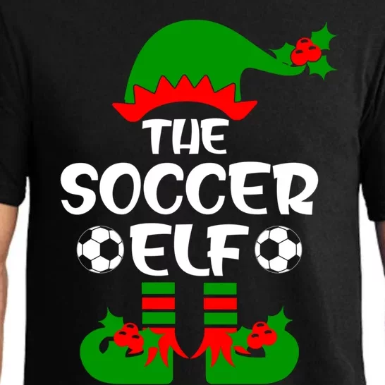 The Soccer Elf Christmas Squad Xmas Soccer Team Player Great Gift Pajama Set