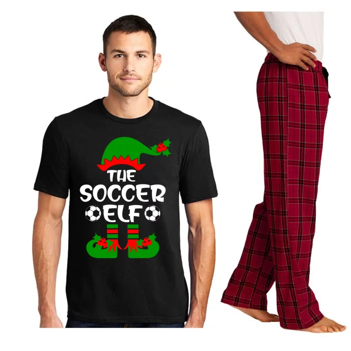 The Soccer Elf Christmas Squad Xmas Soccer Team Player Great Gift Pajama Set