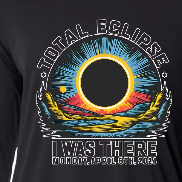 Total Solar Eclipse I Was There Monday April 8th 2024 Cooling Performance Long Sleeve Crew