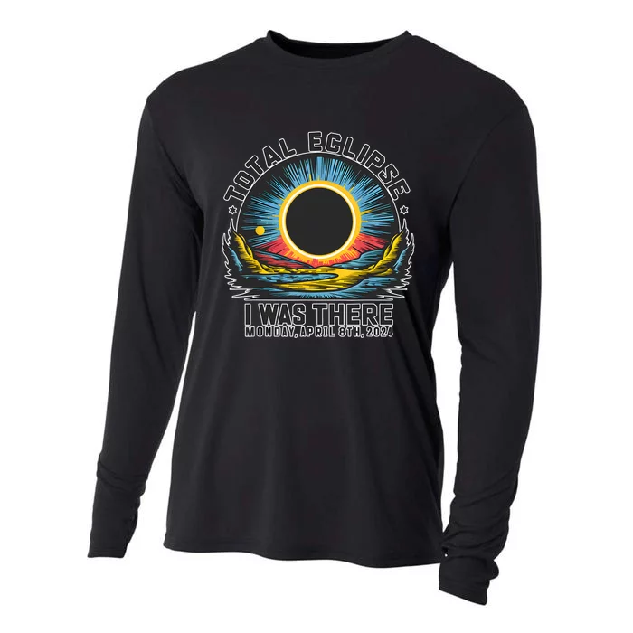 Total Solar Eclipse I Was There Monday April 8th 2024 Cooling Performance Long Sleeve Crew