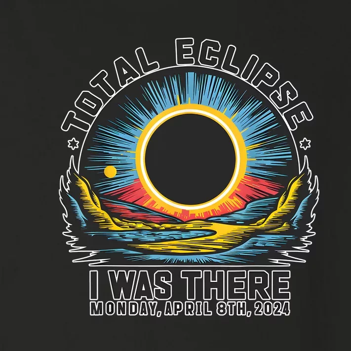 Total Solar Eclipse I Was There Monday April 8th 2024 Toddler Long Sleeve Shirt