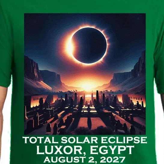 Total Solar Eclipse Luxor Egypt 2027 Ancient Pharaohs Pajama Set