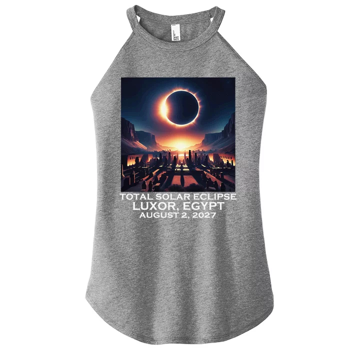 Total Solar Eclipse Luxor Egypt 2027 Ancient Pharaohs Women’s Perfect Tri Rocker Tank