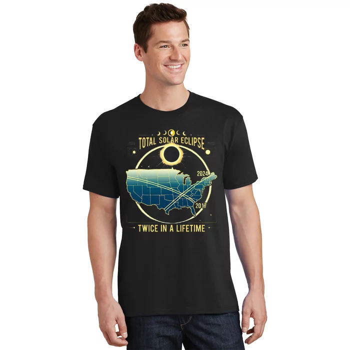 Total Solar Eclipse Twice In A Lifetime 2024 T-Shirt