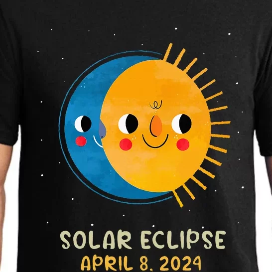 Total Solar Eclipse 2024 Cute Solar Eclipse Pajama Set