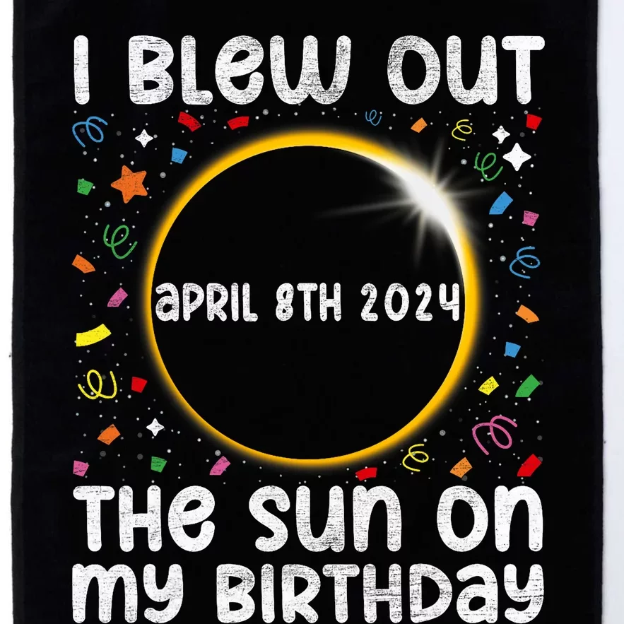 Total Solar Eclipse Birthday April 2024 Funny Quote Totality Platinum Collection Golf Towel