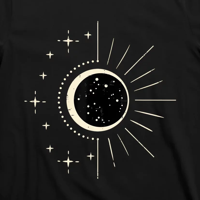 Total Solar Eclipse Moon Sun Stars April 8 T-Shirt